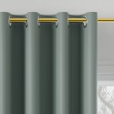 Zasłona gotowa typu blackout na przelotkach, szerokość 140cm x wysokość 250cm, kolor 227 szałwiowy zielony TD0015/ZGP/227/140250 Zasłona gotowa typu blackout na przelotkach, szerokość 140cm x wysokość 250cm, kolor 227 szałwiowy zielony TD0015/ZGP/227/140250