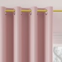 Zasłona gotowa typu blackout na przelotkach, szerokość 140cm x wysokość 250cm, kolor 794 pastelowy różowy TD0015/ZGP/794/140250/ Zasłona gotowa typu blackout na przelotkach, szerokość 140cm x wysokość 250cm, kolor 794 pastelowy różowy TD0015/ZGP/794/140250/