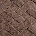 Koc narzuta 70x160 Caro beżowy ciemny z mikrofibry na fotel D91 Koc narzuta 70x160 Caro beżowy ciemny z mikrofibry na fotel D91