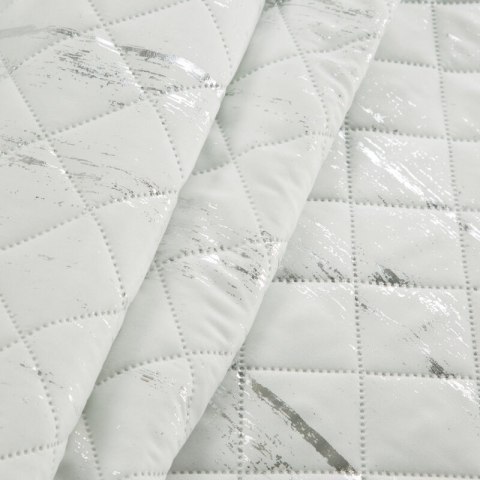 Narzuta dekoracyjna 170x210 Blink 1 biała srebrna D91 Narzuta dekoracyjna 170x210 Blink 1 biała srebrna D91