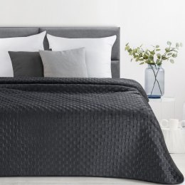 Narzuta dekoracyjna 170x210 Sofia 4 czarna welurowa Eurofirany