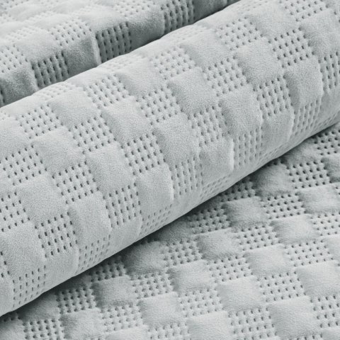 Narzuta dekoracyjna 170x210 Sofia 4 srebrna welurowa Eurofirany Narzuta dekoracyjna 170x210 Sofia 4 srebrna welurowa Eurofirany