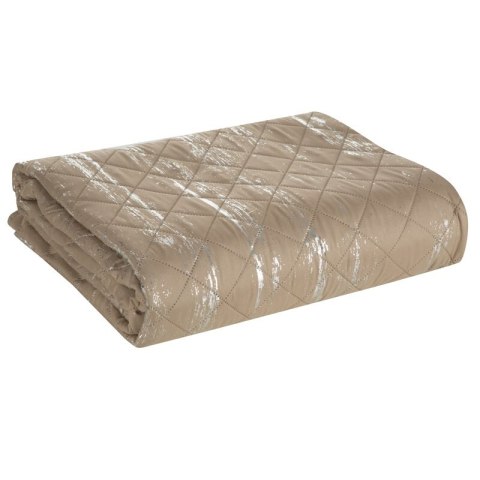 Narzuta dekoracyjna 200x220 Blink 1 beżowa srebrna D91 Narzuta dekoracyjna 200x220 Blink 1 beżowa srebrna D91