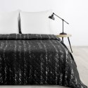 Narzuta dekoracyjna 200x220 Blink 1 czarna srebrna D91 Narzuta dekoracyjna 200x220 Blink 1 czarna srebrna D91