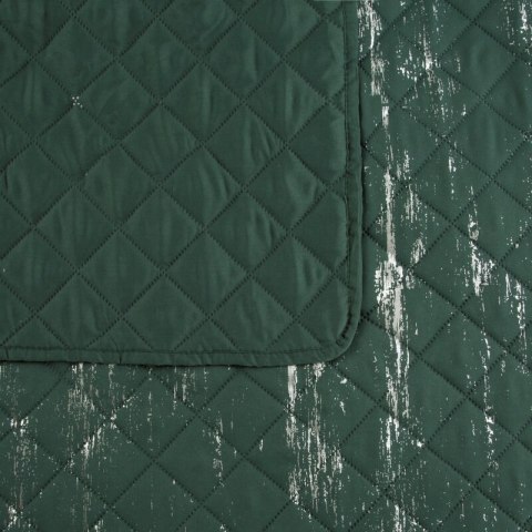 Narzuta dekoracyjna 200x220 Blink 1 zielona ciemna srebrna D91 Narzuta dekoracyjna 200x220 Blink 1 zielona ciemna srebrna D91
