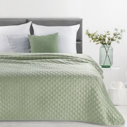 Narzuta dekoracyjna 200x220 Sofia 4 oliwkowa welurowa Eurofirany