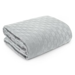 Narzuta dekoracyjna 200x220 Sofia 4 srebrna welurowa Eurofirany