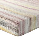 Prześcieradło bawełniane z gumką 160x200 Print 1 fioletowe pasy Eurofirany Prześcieradło bawełniane z gumką 160x200 Print 1 fioletowe pasy Eurofirany