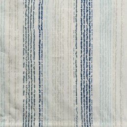 Prześcieradło bawełniane z gumką 220x200 Print 1 niebieskie pasy Eurofirany