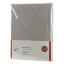 Prześcieradło z mikrofibry 220x200 Soft srebrne jednobarwne z gumką Prześcieradło z mikrofibry 220x200 Soft srebrne jednobarwne z gumką