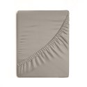 Prześcieradło z mikrofibry 220x200 Soft srebrne jednobarwne z gumką Prześcieradło z mikrofibry 220x200 Soft srebrne jednobarwne z gumką