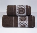 Ręcznik Dotti 50x90 esspresso brązowy 420 g/m2 frotte Greno Ręcznik Dotti 50x90 esspresso brązowy 420 g/m2 frotte Greno