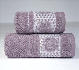 Ręcznik Dotti 50x90 wrzosowy 420 g/m2 frotte Greno