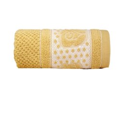 Ręcznik Dotti 70x130 miodowy 420 g/m2 frotte Greno