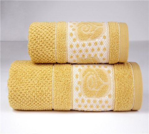 Ręcznik Dotti 70x130 miodowy 420 g/m2 frotte Greno Ręcznik Dotti 70x130 miodowy 420 g/m2 frotte Greno