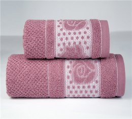 Ręcznik Dotti 70x130 różowy 420 g/m2 frotte Greno