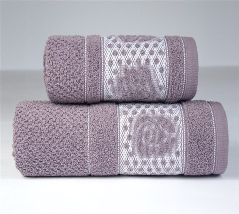 Ręcznik Dotti 70x130 wrzosowy 420 g/m2 frotte Greno Ręcznik Dotti 70x130 wrzosowy 420 g/m2 frotte Greno