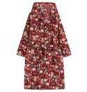 Szlafrok świąteczny czerwony L/XL Kocobluza Christmas Szlafrok świąteczny czerwony L/XL Kocobluza Christmas