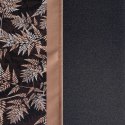 Obrus + bieżnik 140x300+33x300 Anita 1 czarny zdobiony wzorem roślinnym Eurofirany Obrus + bieżnik 140x300+33x300 Anita 1 czarny zdobiony wzorem roślinnym Eurofirany