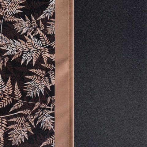 Obrus + bieżnik 140x300+33x300 Anita 1 czarny zdobiony wzorem roślinnym Eurofirany Obrus + bieżnik 140x300+33x300 Anita 1 czarny zdobiony wzorem roślinnym Eurofirany