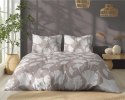 Pościel bawełniana 160x200 beżowa biała liście miłorzębu 5106 B Bawełna 32 Pościel bawełniana 160x200 beżowa biała liście miłorzębu 5106 B Bawełna 32