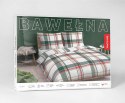Pościel bawełniana 160x200 biała czerwona zielona kratka 5255 A Bawełna 32 Pościel bawełniana 160x200 biała czerwona zielona kratka 5255 A Bawełna 32