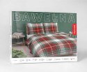Pościel bawełniana 220x200 czerwona biała zielona kratka 5254 A Bawełna 32 Pościel bawełniana 220x200 czerwona biała zielona kratka 5254 A Bawełna 32
