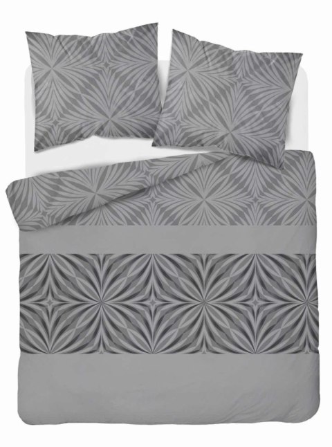 Pościel bawełniana 220x200 szara geometria 5108 B Bawełna 32 Pościel bawełniana 220x200 szara geometria 5108 B Bawełna 32