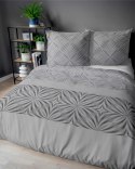 Pościel bawełniana 220x200 szara geometria 5108 B Bawełna 32 Pościel bawełniana 220x200 szara geometria 5108 B Bawełna 32