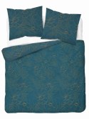 Pościel bawełniana 220x200 turkusowa kwiaty 5105 A Bawełna 32 Pościel bawełniana 220x200 turkusowa kwiaty 5105 A Bawełna 32