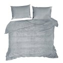 Pościel pluszowa 220x200 Flano 2 srebrna Eurofirany Pościel pluszowa 220x200 Flano 2 srebrna Eurofirany