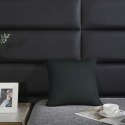 Poszewka satynowa 40x40 czarna jednobarwna I24 Poszewka satynowa 40x40 czarna jednobarwna I24