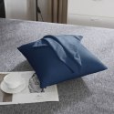 Poszewka satynowa 40x40 granatowa jednobarwna I24 Poszewka satynowa 40x40 granatowa jednobarwna I24