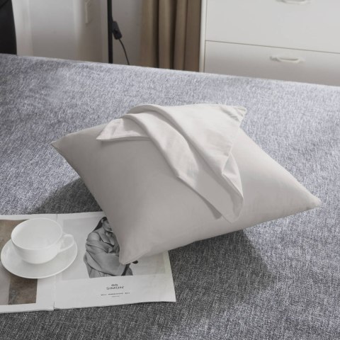Poszewka satynowa 40x40 taupe beżowa jednobarwna I24 Poszewka satynowa 40x40 taupe beżowa jednobarwna I24