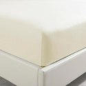Prześcieradło satynowe z gumką 120x200 ekri jednobarwne na wysoki materac I24 Prześcieradło satynowe z gumką 120x200 ekri jednobarwne na wysoki materac I24