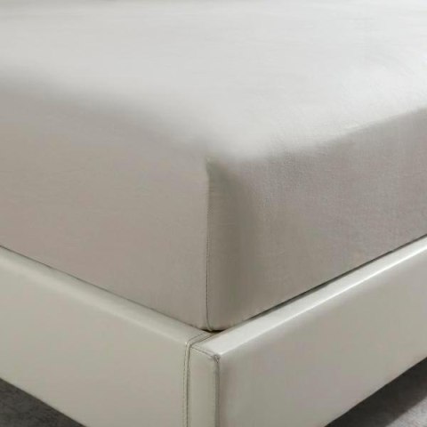 Prześcieradło satynowe z gumką 120x200 taupe jednobarwne na wysoki materac I24 Prześcieradło satynowe z gumką 120x200 taupe jednobarwne na wysoki materac I24