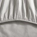 Prześcieradło satynowe z gumką 200x200 taupe jednobarwne na wysoki materac I24 Prześcieradło satynowe z gumką 200x200 taupe jednobarwne na wysoki materac I24