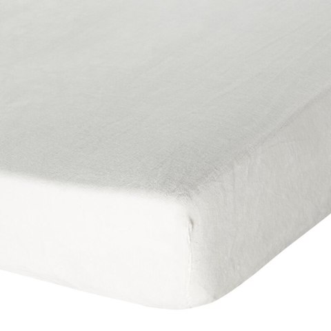Prześcieradło z mikrofibry 100x200 Flano kremowe na wysoki materac 30 cm Eurofirany Prześcieradło z mikrofibry 100x200 Flano kremowe na wysoki materac 30 cm Eurofirany