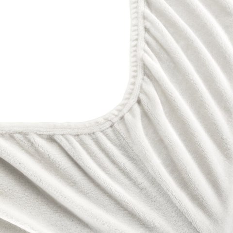Prześcieradło z mikrofibry 100x200 Flano kremowe na wysoki materac 30 cm Eurofirany Prześcieradło z mikrofibry 100x200 Flano kremowe na wysoki materac 30 cm Eurofirany