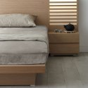 Prześcieradło z mikrofibry 220x200 Flano beżowe na wysoki materac 30 cm Eurofirany