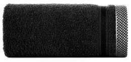 Ręcznik Abbie 11 40x60 czarny 500g/m2 frotte Eurofirany