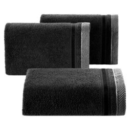 Ręcznik Abbie 11 40x60 czarny 500g/m2 frotte Eurofirany