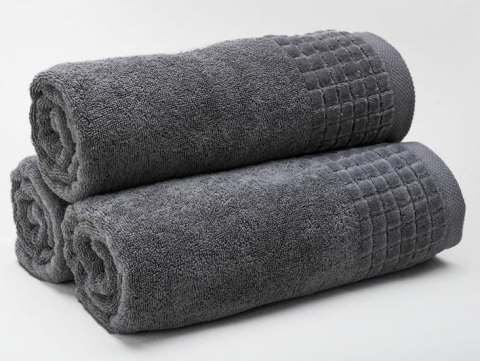 Ręcznik Larisa 50x100 grafitowy 08 bawełniany 500g/m2 Ręcznik Larisa 50x100 grafitowy 08 bawełniany 500g/m2