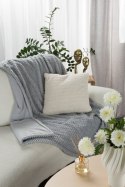 Koc narzuta 130x170 Laris srebrny z mikrofibry Eurofirany Koc narzuta 130x170 Laris srebrny z mikrofibry Eurofirany