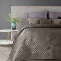 Narzuta dekoracyjna 170x210 Dimon beżowa ciemna geometryczna welurowa Eurofirany Narzuta dekoracyjna 170x210 Dimon beżowa ciemna geometryczna welurowa Eurofirany