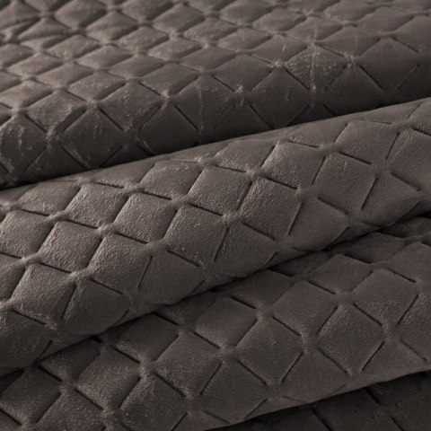 Narzuta dekoracyjna 170x210 Dimon beżowa ciemna geometryczna welurowa Eurofirany Narzuta dekoracyjna 170x210 Dimon beżowa ciemna geometryczna welurowa Eurofirany