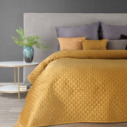 Narzuta dekoracyjna 170x210 Dimon miodowa geometryczna welurowa Eurofirany