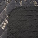 Narzuta dekoracyjna 170x210 Luiz 6 stalowa złota welurowa geometryczna