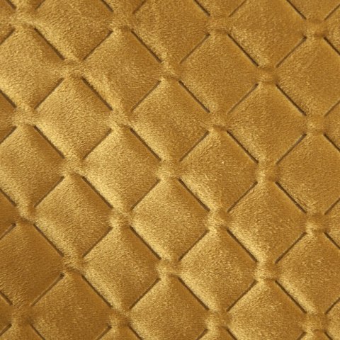 Narzuta dekoracyjna 200x220 Dimon miodowa geometryczna welurowa Eurofirany Narzuta dekoracyjna 200x220 Dimon miodowa geometryczna welurowa Eurofirany