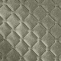 Narzuta dekoracyjna 200x220 Dimon srebrna geometryczna welurowa Eurofirany Narzuta dekoracyjna 200x220 Dimon srebrna geometryczna welurowa Eurofirany